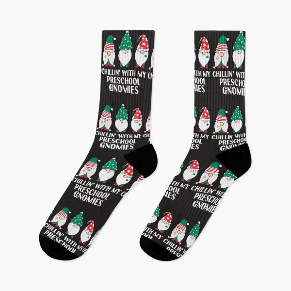 Item preview, Chilling With My Preschool Gnomies Christmas Teacher PJ designed and sold by gkao.