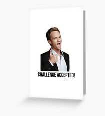 Barney Challenge Greeting Card