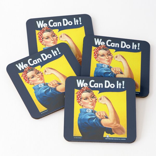 Item preview, We Can Do It Vintage Poster designed and sold by cjgraphic.
