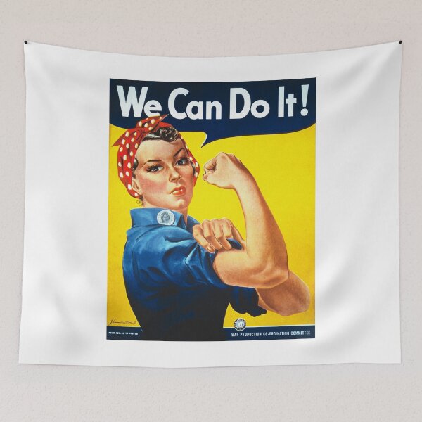 Item preview, We Can Do It Vintage Poster designed and sold by cjgraphic.