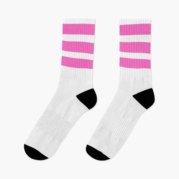 Item preview, Women Girls Cheerleader Gift Idea Striped Athletic Socks (Cheer leader) happy Socks Gifts designed and sold by NOorYES.