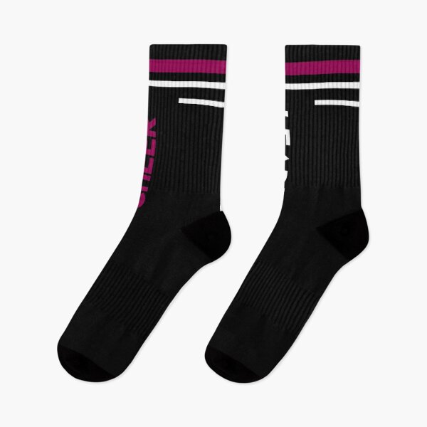 Item preview, Women Girls Cheerleader Gift Idea Striped Athletic Socks (Cheer leader) happy Socks Gifts designed and sold by NOorYES.