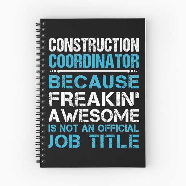 Item preview, Construction Coordinator T Shirt - Freaking Awesome Job Gift Item Tee designed and sold by oetate4774.