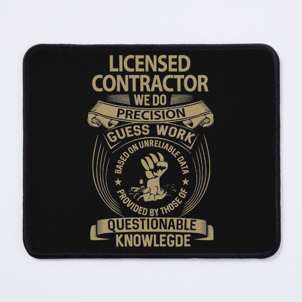 Item preview, Licensed Contractor T Shirt - We Do Precision Job Gift Item Tee designed and sold by paneczkopat.