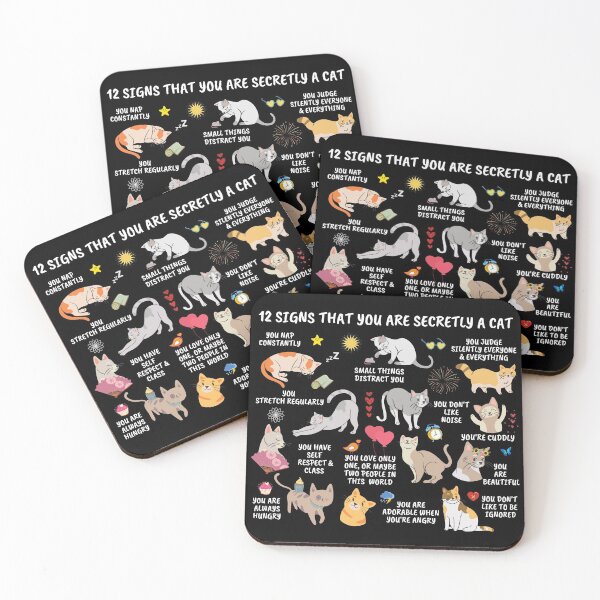 Item preview, 12 Signs That You Are Secretly a Cat Gifts For Cat Lovers Crazy Cat Lady Cat Home Decor Notebook designed and sold by neotrend.