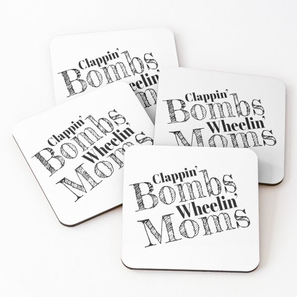 Item preview, Clapping Bombs and Wheeling Moms designed and sold by Eye on the Blueline.