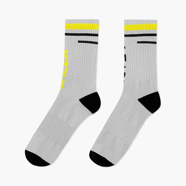 Item preview, Women Girls Cheerleader Gift Idea Striped Athletic Socks (Cheer leader) happy Socks Gifts Socks designed and sold by NOorYES.