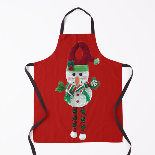 Item preview, Papá Noel colgante de nieve para Navidad con chal en color rojo BG designed and sold by LoloTrends.