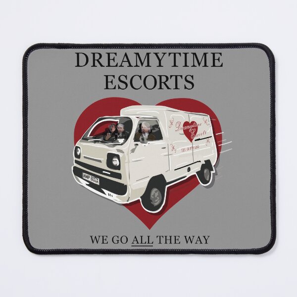 Item preview, Dreamytime Escorts Van - WE GO ALL THE WAY - Mr Jolly Lives Next Door Inspired designed and sold by RetroTeeStudio.