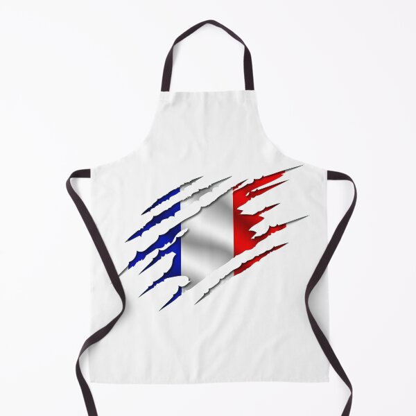 Item preview, France French flag flag torn chest ripped gift idea patriot designed and sold by BruSign.
