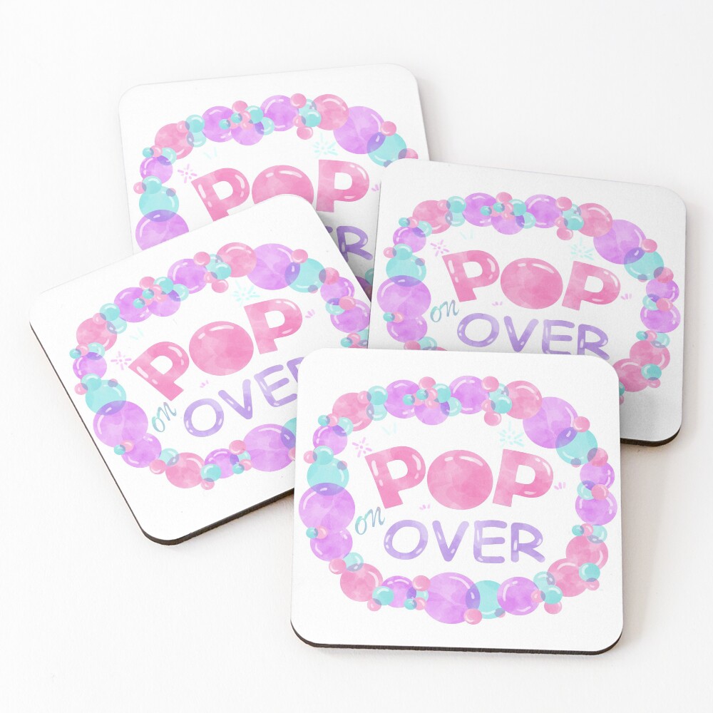 Item preview, Coasters (Set of 4) designed and sold by RaspberryParty.