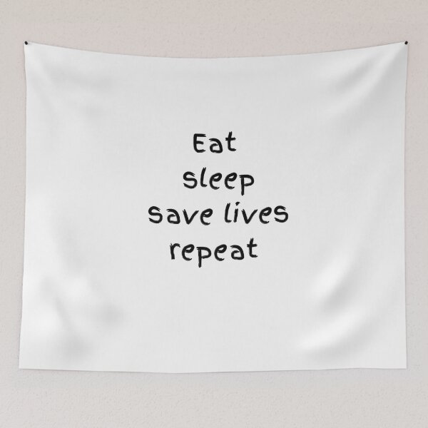 Item preview, Eat sleep save lives repeat, keep calm and save lives, nurse,  designed and sold by oufa.
