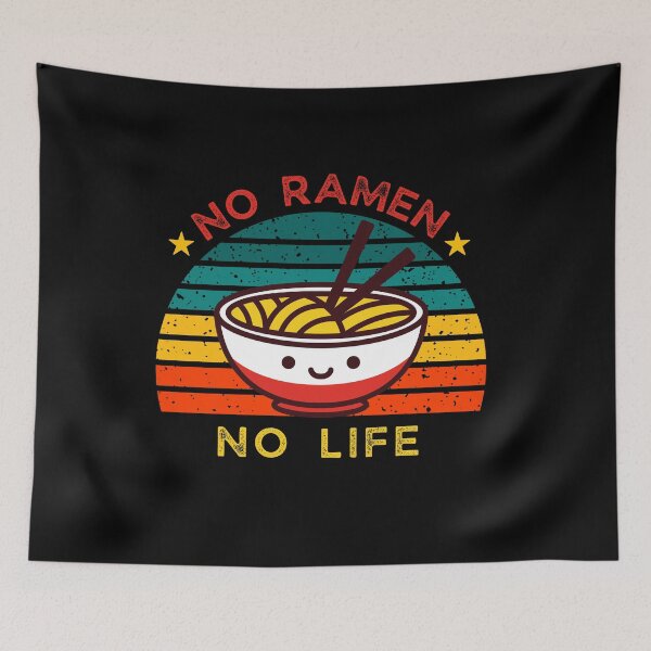 Item preview, No Ramen No Life - Ramen Girl - I Love Noodles - Love Ramen - Ramen Soup - Think Ramen designed and sold by prodesignerpro.