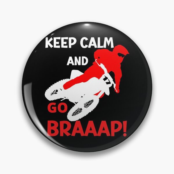 Item preview, KEEP CALM AND GO BRAAAP! ( Red and White) designed and sold by Wheeler-Styl3.