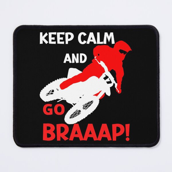 Item preview, KEEP CALM AND GO BRAAAP! ( Red and White) designed and sold by Wheeler-Styl3.
