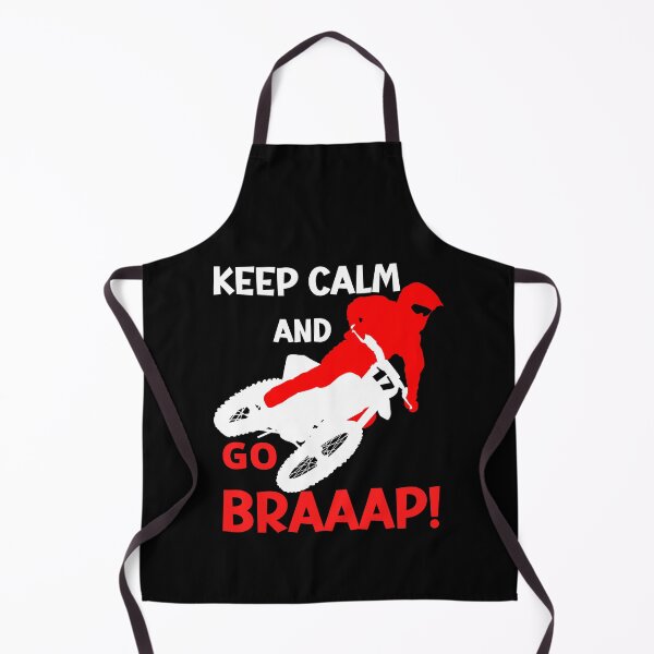 Item preview, KEEP CALM AND GO BRAAAP! ( Red and White) designed and sold by Wheeler-Styl3.