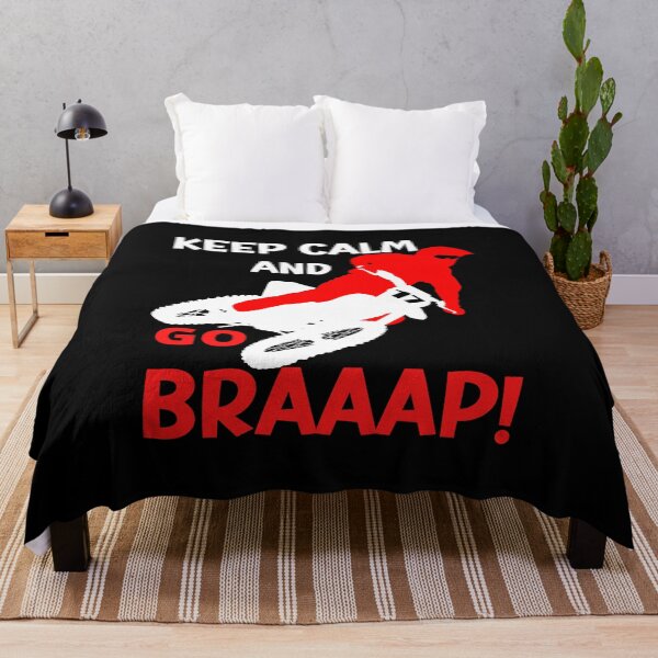 Item preview, KEEP CALM AND GO BRAAAP! ( Red and White) designed and sold by Wheeler-Styl3.
