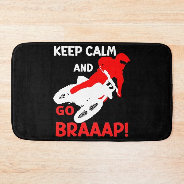 Item preview, KEEP CALM AND GO BRAAAP! ( Red and White) designed and sold by Wheeler-Styl3.