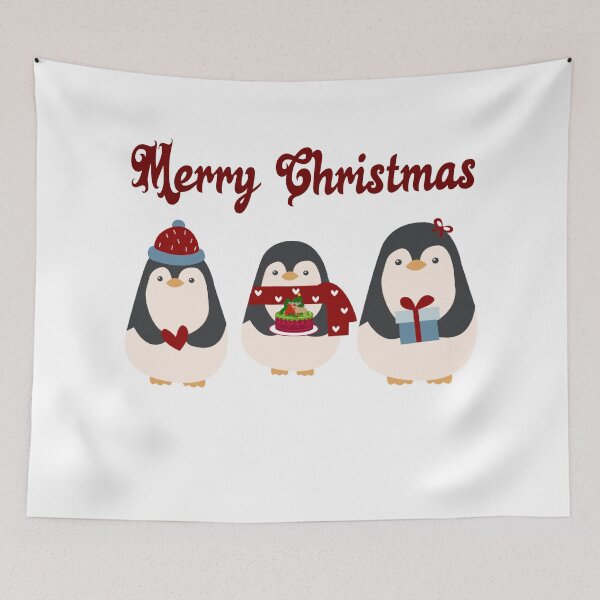 Item preview, Festive Winter Penguin | Penguin With Gifts | Australian Little Penguin designed and sold by Avani01.