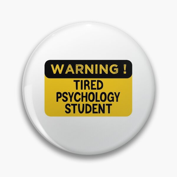 Item preview, Warning Tired Psychology Student - Funny Psychology Student designed and sold by medbdj.