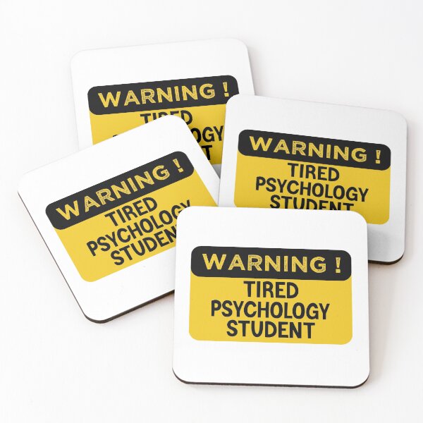 Item preview, Warning Tired Psychology Student - Funny Psychology Student designed and sold by medbdj.