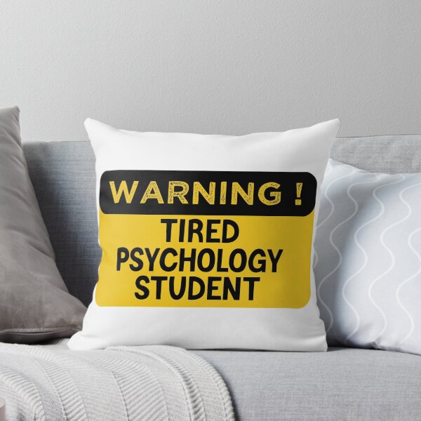 Item preview, Warning Tired Psychology Student - Funny Psychology Student designed and sold by medbdj.