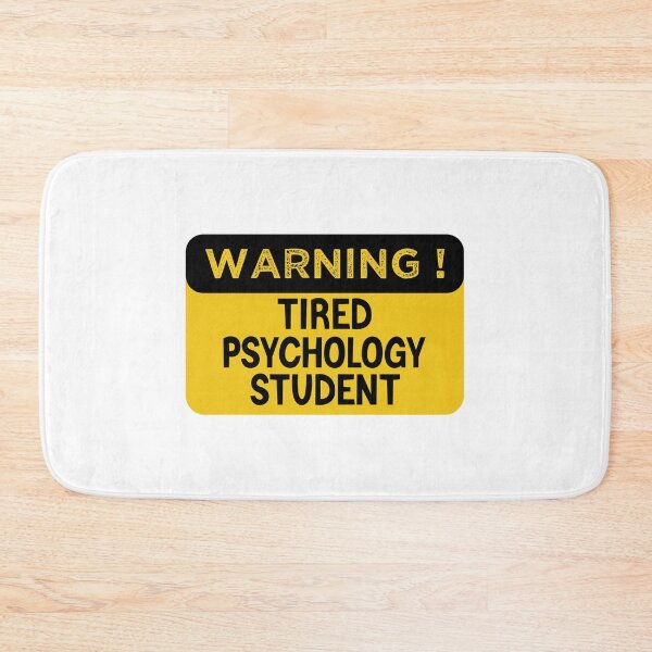Item preview, Warning Tired Psychology Student - Funny Psychology Student designed and sold by medbdj.