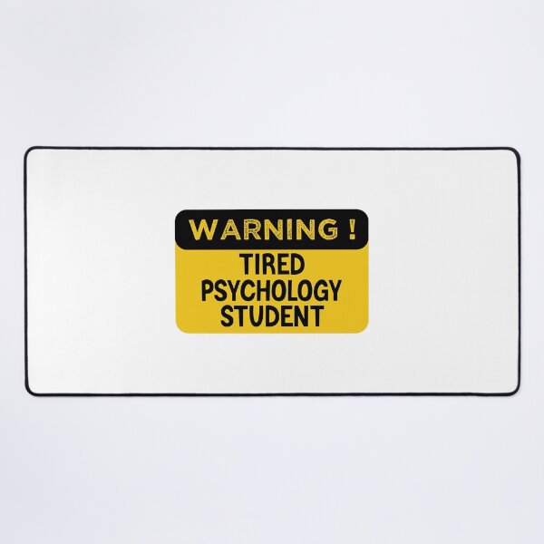 Item preview, Warning Tired Psychology Student - Funny Psychology Student designed and sold by medbdj.