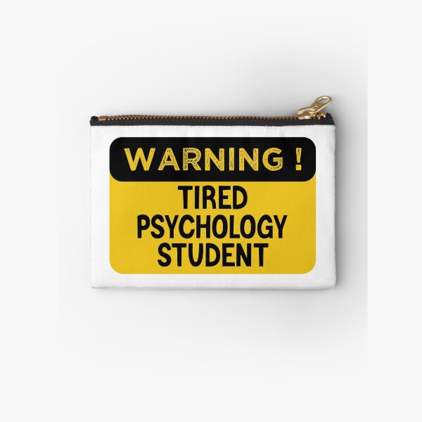 Item preview, Warning Tired Psychology Student - Funny Psychology Student designed and sold by medbdj.