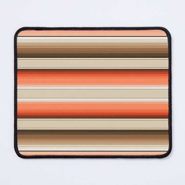 Artikelvorschau, Navajo-Deckenstreifen in Weiß, gebranntem Orange und Braun im Südwesten von Serape entworfen und verkauft von Artefficient.