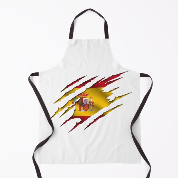 Item preview, Spain Spanish Flag Flag Torn Chest Crack Gift Idea Patriot designed and sold by BruSign.