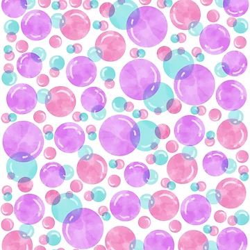 Artwork thumbnail, The Colorful Beautiful Bubbles by RaspberryParty