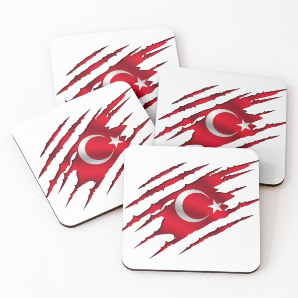 Item preview, Turkey Turkey Turkish Flag Flag Torn Chest Crack Gift Idea Patriot designed and sold by BruSign.