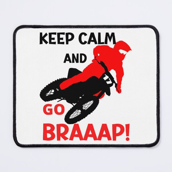 Item preview, KEEP CALM AND GO BRAAAP! ( Red and Black) designed and sold by Wheeler-Styl3.