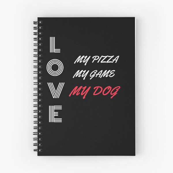 Item preview,  LOVE my pizza my game my dog designed and sold by BronikowskiART.