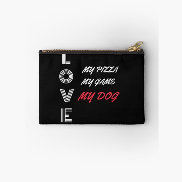 Item preview,  LOVE my pizza my game my dog designed and sold by BronikowskiART.