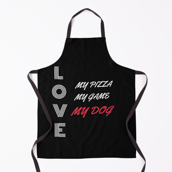 Item preview,  LOVE my pizza my game my dog designed and sold by BronikowskiART.