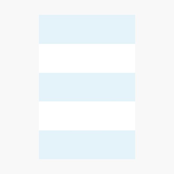 Item preview, Large PALE BLUE and WHITE Horizontal STRIPES  designed and sold by RachelMacht.