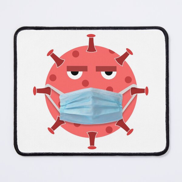 Item preview, Corona virus wearing mask designed and sold by ShopItHereNow.