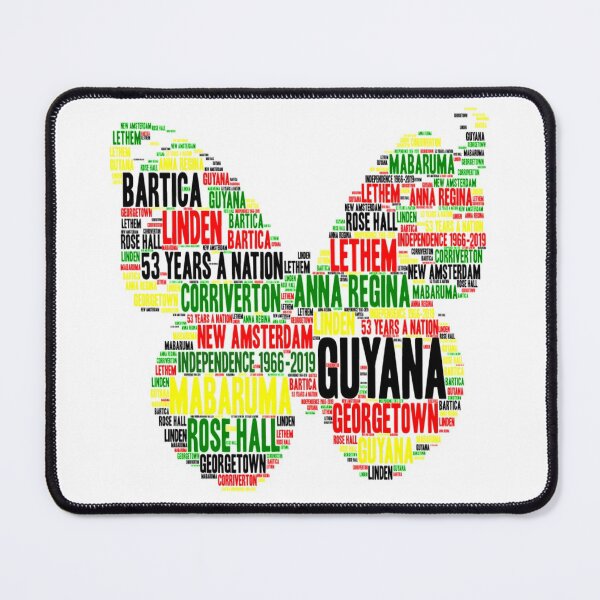 Item preview, Guyana Regions Independence Butterfly designed and sold by MimsTees.