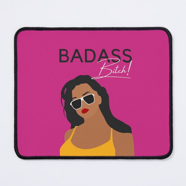 Item preview, Pink Badass Bitch Women designed and sold by BeeMeCreative.
