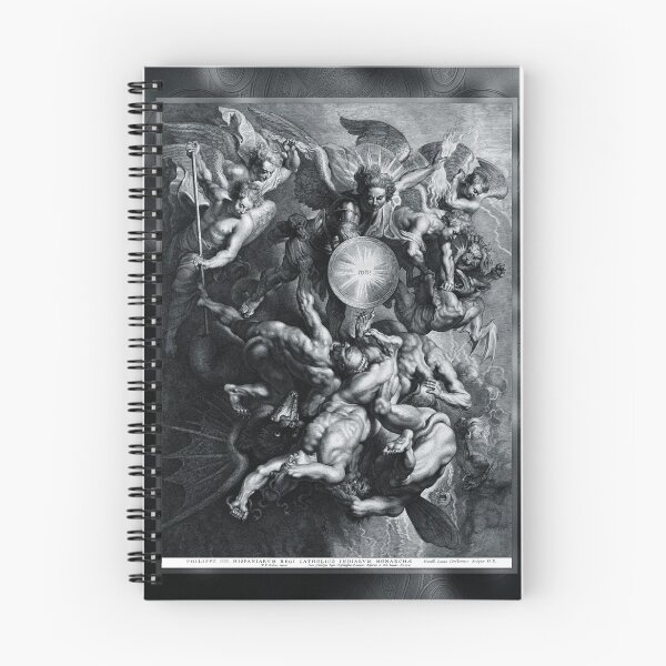 Item preview, Michael En De Val Van De Opstandige Engelen by Lucas Vorsterman The Elder Fine Art Xzendor7 Old Masters Reproductions designed and sold by Xzendor7 Digital Art Creations.