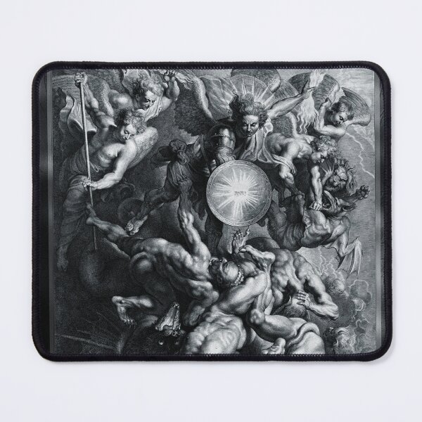 Item preview, Michael En De Val Van De Opstandige Engelen by Lucas Vorsterman The Elder Fine Art Xzendor7 Old Masters Reproductions designed and sold by Xzendor7 Digital Art Creations.