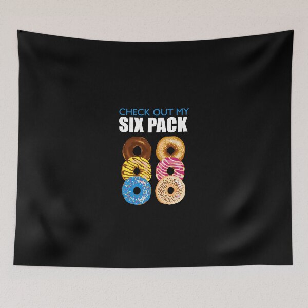 Item preview,  Donut six pack - men's funny t-shirt Slogan Birthday Christmas Gift Rude Tee designed and sold by yourfav shop.