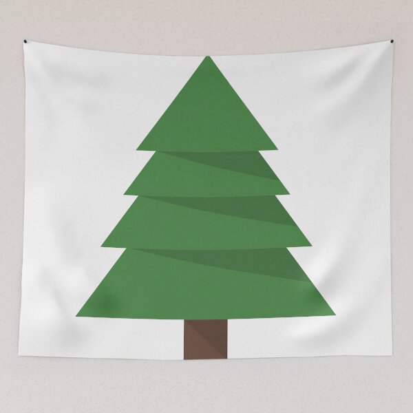 Item preview, Dibujo vectorial de árbol de Navidad designed and sold by AlexMancic.
