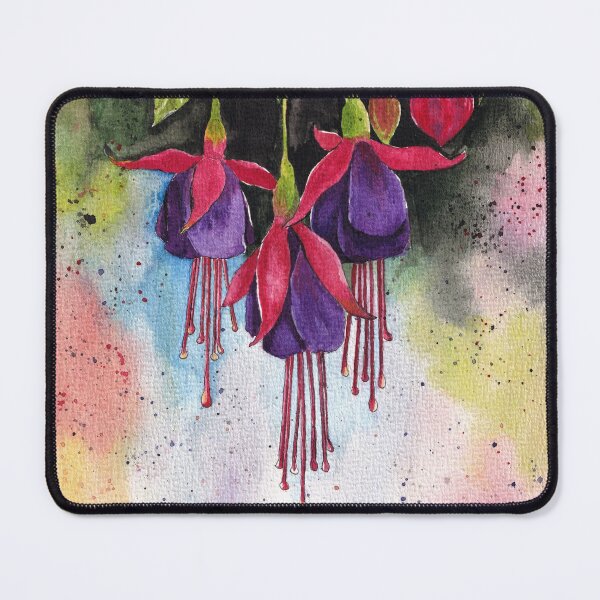 Item preview, Vibrant Fuchsia Watercolour Artwork designed and sold by Oirabot.