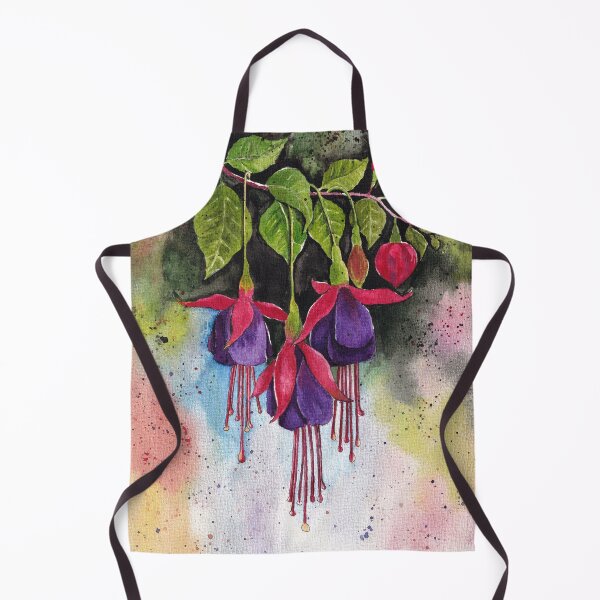 Item preview, Vibrant Fuchsia Watercolour Artwork designed and sold by Oirabot.