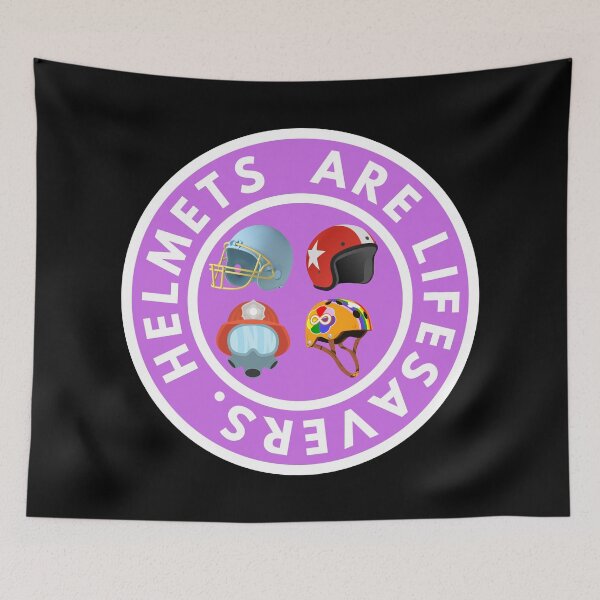 Item preview, helmets are lifesavers designed and sold by InsaneCorner.