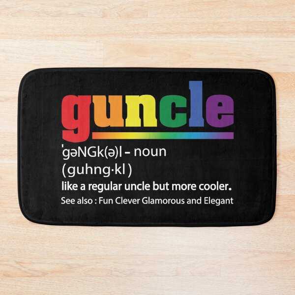 Item preview, Guncle Definition for Gay uncle Rainbow Color Pride Proud designed and sold by ARTsPlural.