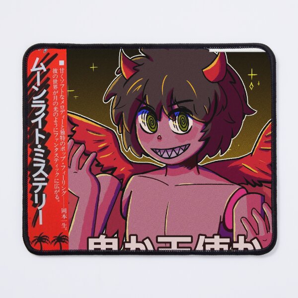 Item preview, Vaporwave anime aesthetic devil angel boy designed and sold by kinseinohime.